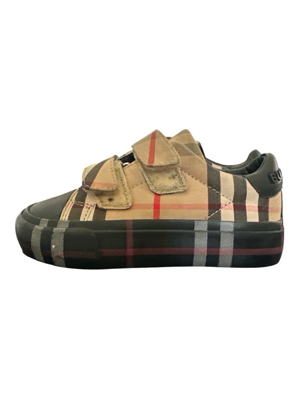 Burberry Mini Markham Check Sneakers Size EU 23 USA 7.5 Unisex